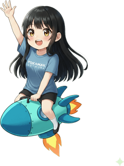 Toki on rocket